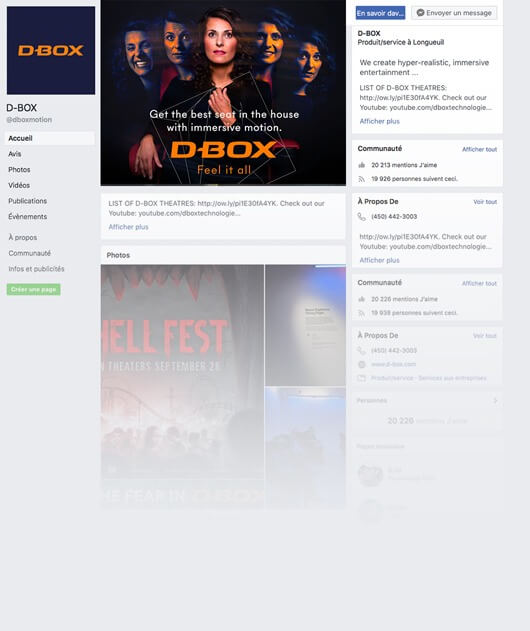 D-BOX social media Facebook post-Claudia