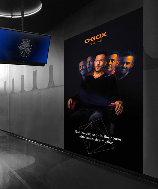 DBOX standee 3d poster Francis English