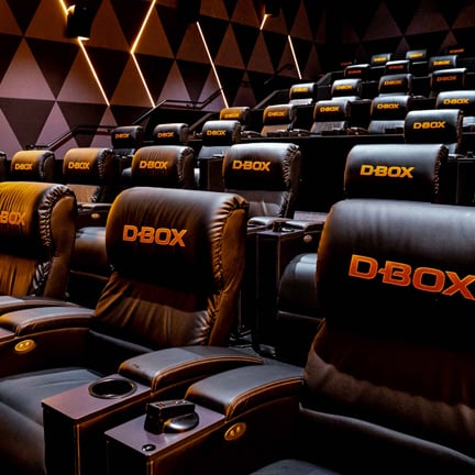 Ultra comfortable & easily integrated cinema seats
