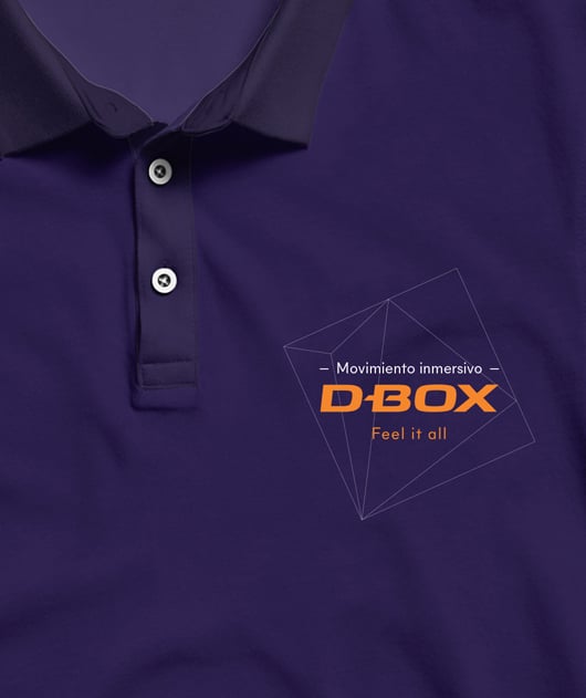 D-BOX CAMISETA DE EMPLEADOS DE CERCA