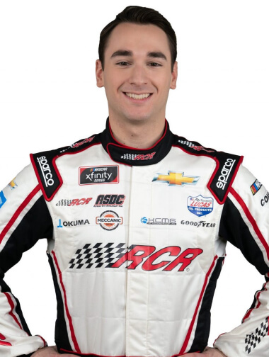NASCAR driver Anthony Alfredo poses for a race portrait